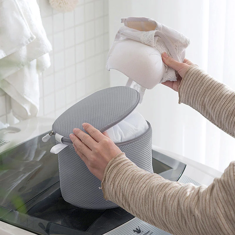 High Quality Bras Washing Bag Thicken Polyester Underwear Bra Laundry Bag Zippered Mesh Washing Machine Dedicated Wash Bra Bags 5