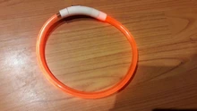 Collar LED para perro, recargable vía USB, brillante y brillante