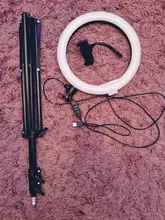 Photography-Lighting Tripod-Stand Phone-Lamp Camera Selfie-Ring-Light Youtube-Set Circle Led