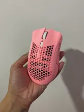 Ratón inalámbrico para videojuegos de 2,4 GHz, 7 botones, 1600 DPI, ajustable, RGB, retroiluminado, recargable, ligero, de concha de nido de abeja