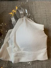 Sports-Bra Vest Back-Padded Gym Fitness Seamless Workout Push-Up Running Women Shockproof