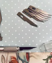 Multifunction Knife Replacement Blade Paper-Cut Repair-Phone Surgical Scalpel 10pcs One-Lot