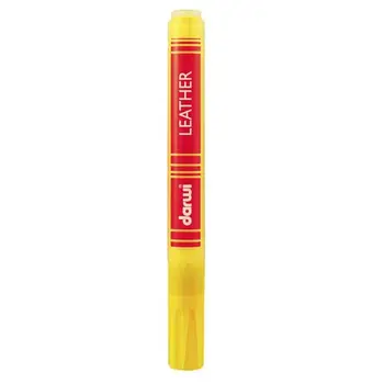 

Da0420013 marker leather for skin/leatherette, 6 ml. Darwi (720 yellow)