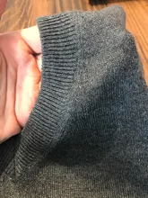 Jersey con cuello en V para hombre, suéter de mezcla de algodón de Cachemira, ropa cálida, jersey de hiver, otoño e invierno, 2021