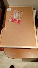 PIZARRA DE CORCHO STARPLAST - Pack Pizarra De Corcho, Marco De Madera, Con Chinchetas Y Tornillos, Para uso Escolar y de Oficina