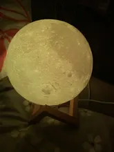 Desk-Lamp Night-Light Bedside Table 3d-Print Timeable Dropship Moon LED