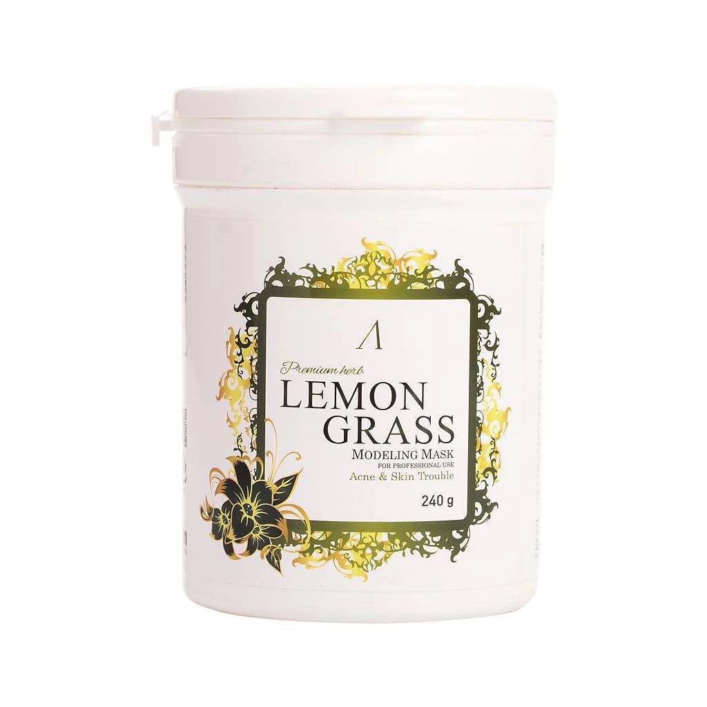ANSKIN PREMIUM- Herb Lemongrass- Маска альгинатная для проблемной кожи(банка) 240г(700мл