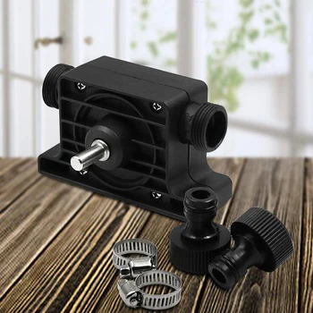 

Portable Electric Drill Pump Sinks Self Priming Transfer Pumps Oil Fluid Water Pump 8mm Shank Hose Clamps Connectors Set