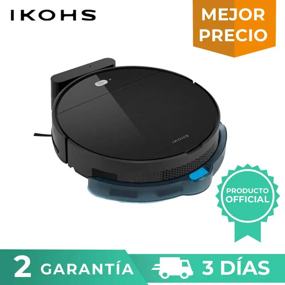 Robot vacuum cleaner Smart Cleaner, vacuum, sweep, scrub and pass the mop NETBOT S12 IKOHS 1200Pa Wireless Remote Control Smart
