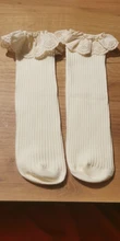 Calcetines de hasta la rodilla para bebé y niña, calcetines para infantes, calentador de piernas, algodón sólido, bonitos, para 0-8 años