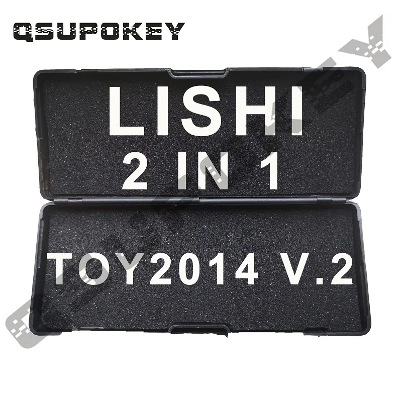 

QSUPOKEY 1PCS Original Lishi FOR Toyota TOY(2014) V.2 2-in-1 Pick/Decoder