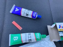 Kafuter-adhesivo para reparación de Metal A + B, superpegamento de hierro y acero, radiador automático, tanque de agua, fugas especiales, 65g, pegamento de soldadura