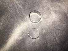 Punk Simple estilo amantes anillo mariposa abertura creativa de las mujeres de plata de oro Color 2-regalos de joyería y anillos para buenos amigos