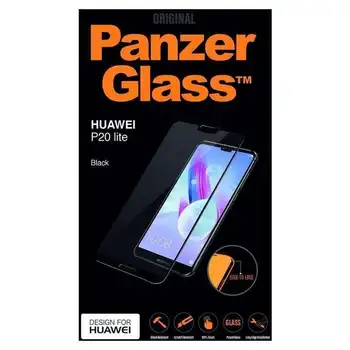 

Screen patronizing panzerglass 5298 for huawei p20 lite-black frame-tempered glass 0.4mm-for surface not Bend