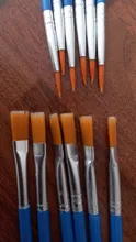 12 Uds. De pinceles de nailon para pintar, accesorios de arte para niños, pincel para pintar con acuarela, artículos de dibujo artístico