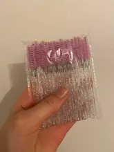 Pinceles para rímel desechables, varitas aplicadores con cepillo redondeado para maquillaje y extensiones de pestañas, pinceles cosméticos, accesorios de maquillaje