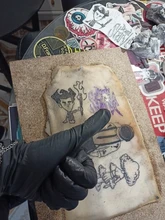 Kit de máquina profesional de tatuajes con fuente de alimentación, bolígrafo rotativo, con cartuchos de agujas, para maquillaje permanente, cejas, micropúas