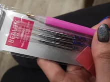 3 piezas de arte de uñas, bolígrafos, pinceles, pintura delineador, puntas 3D, conjunto de pinceles de gel acrílico UV para dibujar, herramienta de manicura para diseño de uñas francés