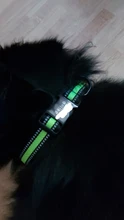 Dog-Personalized-Collar Cloth Reflective Metal Diving Collars Black Buckle Large Medium