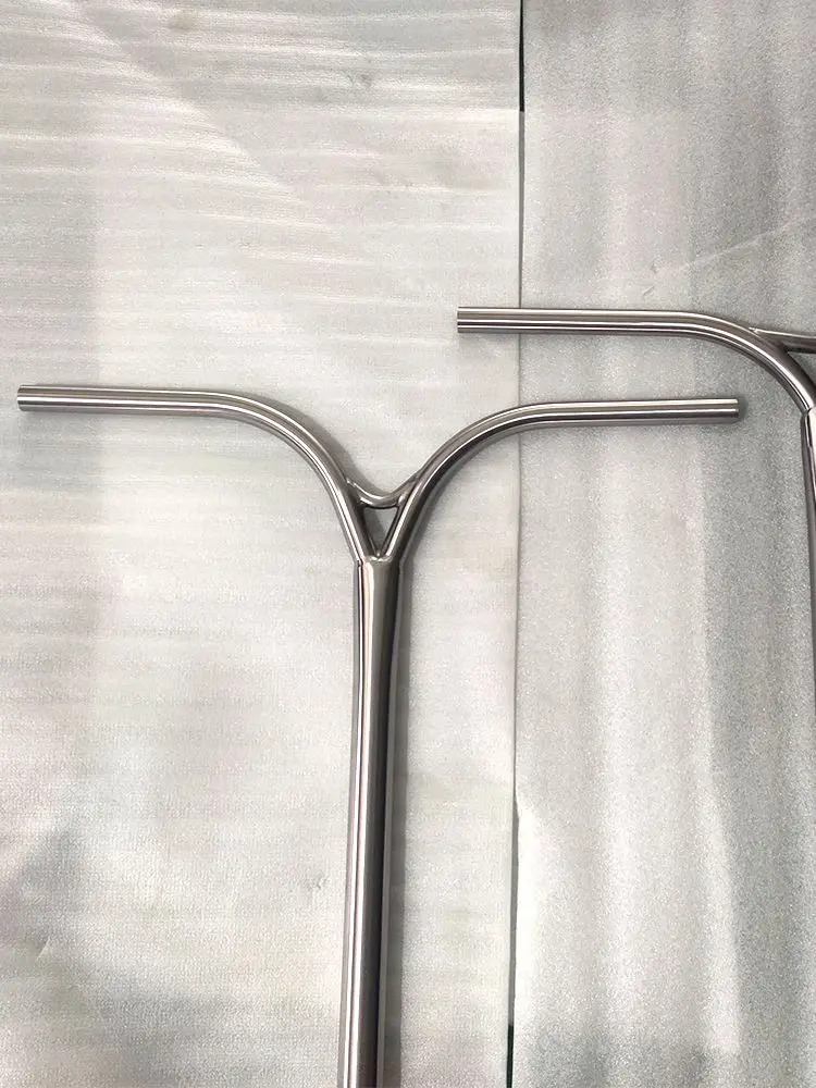 Oversized And Standard Titanium Y Shaped Handardbar for Titanium Bike Scooter Bar Pro Stunt Scooter Handlebar For Bike Frame