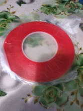 Acrylic Adhesive Clear Red-Film Phone Double-Side-Tape No-Trace Strong Tablet 50M PET