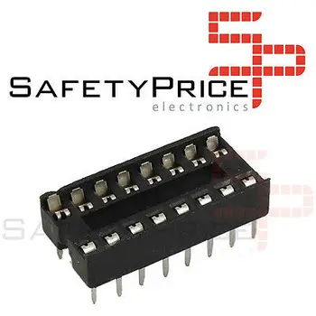 

10x integrated Zocalo 16 PINs DIP 16 Socket dual contact