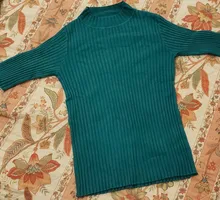 Knitted Sweater Shirts Pullover Spring Half-Sleeve Women Casual-Base Basic Korea New