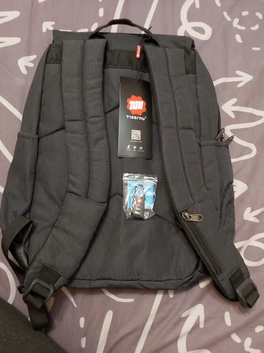 Kingslong Mochila Negra Ordenador Portátil Escolar Hombre