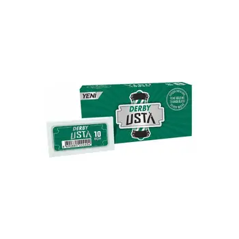 

Razor Blade, Derby Usta Razor Blade 100 PC, shaved, male care, leaf razor, Perfect sharpness