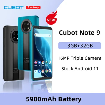 Cubot Note 9 Smartphone 5900mAh Battery OctaCore Mobile Phone Android 11 1
