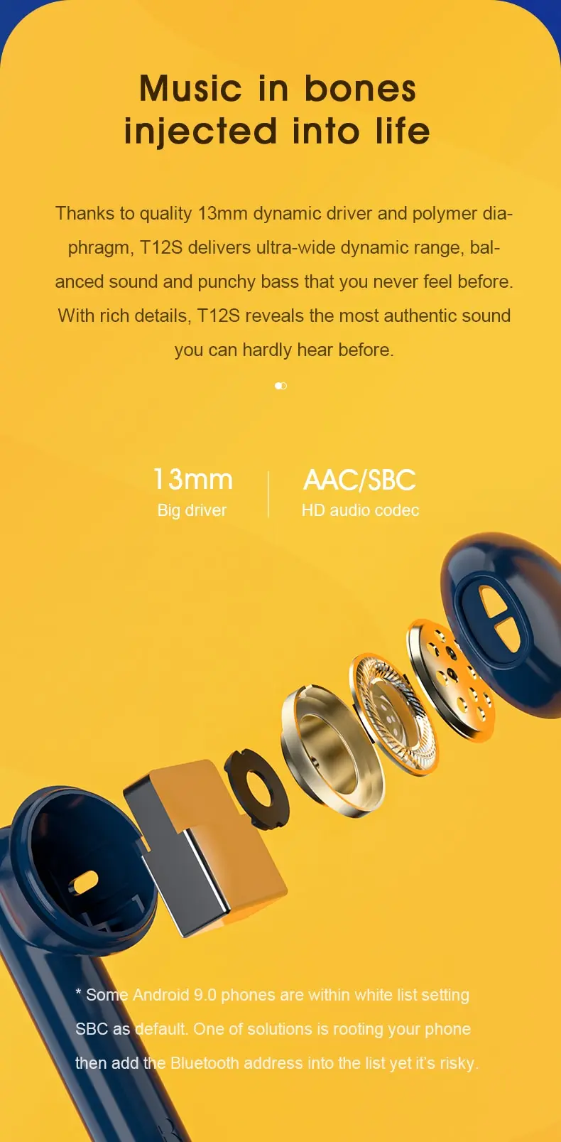 QCY T12S T12 Hybrid ANC Headphone Bluetooth 5.0 Earphone Wireless Charging TWS Earbuds Active Noise Cancellation Customizing APP