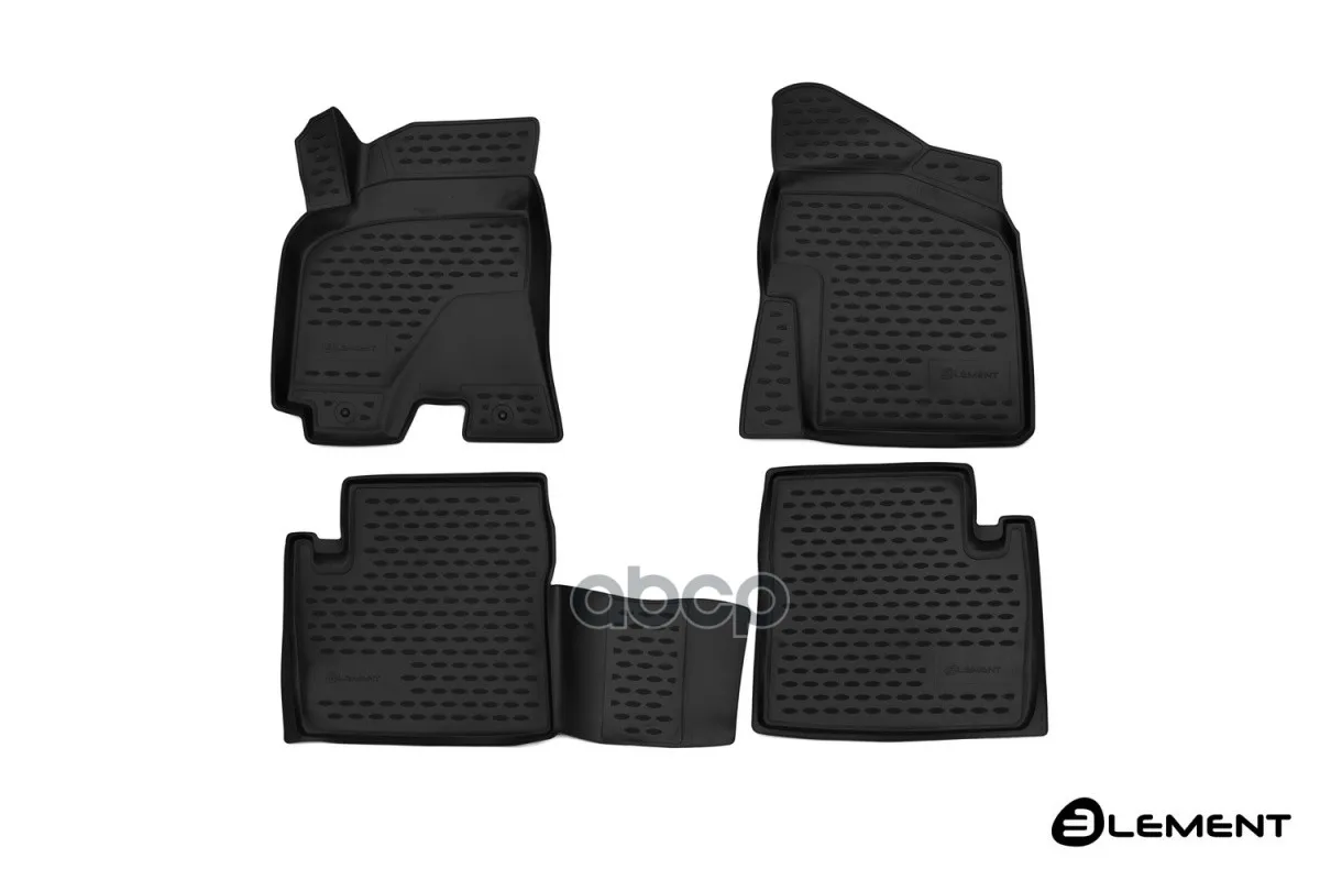 Коврики 3d В Салон Chery Tiggo 3,-, 4 Шт.(Полиуретан) ELEMENT арт. ELEMENT3D6322210