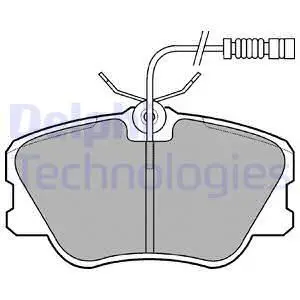 Колодки тормозные MERCEDES BENZ W201/W124 с датчиком передние DE