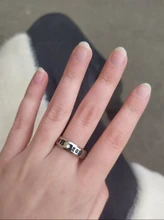 Anillo de acero inoxidable con circón incrustado para hombre, BTS-215 de Corea del Sur, accesorios sencillos de moda, joyería de banquete, regalos para vacaciones, 2020