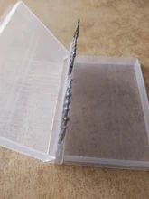 Caja de almacenamiento clara de 10/20/30 ranuras para limas de uñas, contenedor para accesorios de uñas