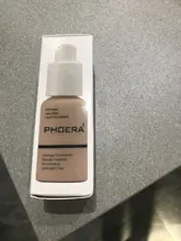 PHOERA Base de maquillaje para la cara líquido fundación crema Base con acabado mate Base para cara corrector de Dropshipping. Exclusivo. Maquillaje TSLM1