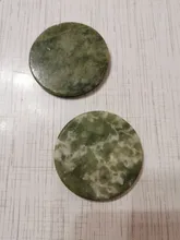 Pegamento para extensión de pestañas, 1 unidad, piedra de Jade redonda, soporte adhesivo, almohadilla de pegamento para pestañas, paleta, herramienta de maquillaje
