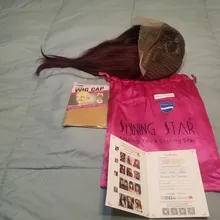 Pelucas de cabello humano con encaje granate frontal, 99J, peluca de cabello humano liso brasileño, parte de encaje, pelo Remy pre-arrancado, Estrella Brillante 180