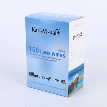 

The portable Made Single Package Disposable Pre Moistened Glasses Lens Wipes