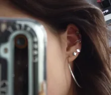 925 Sterling Silver Zircon pendientes mujer doble giro sin perforado guerra Clip oreja pendientes de Clip pendientes largos aretes pendientes 3 unids/set