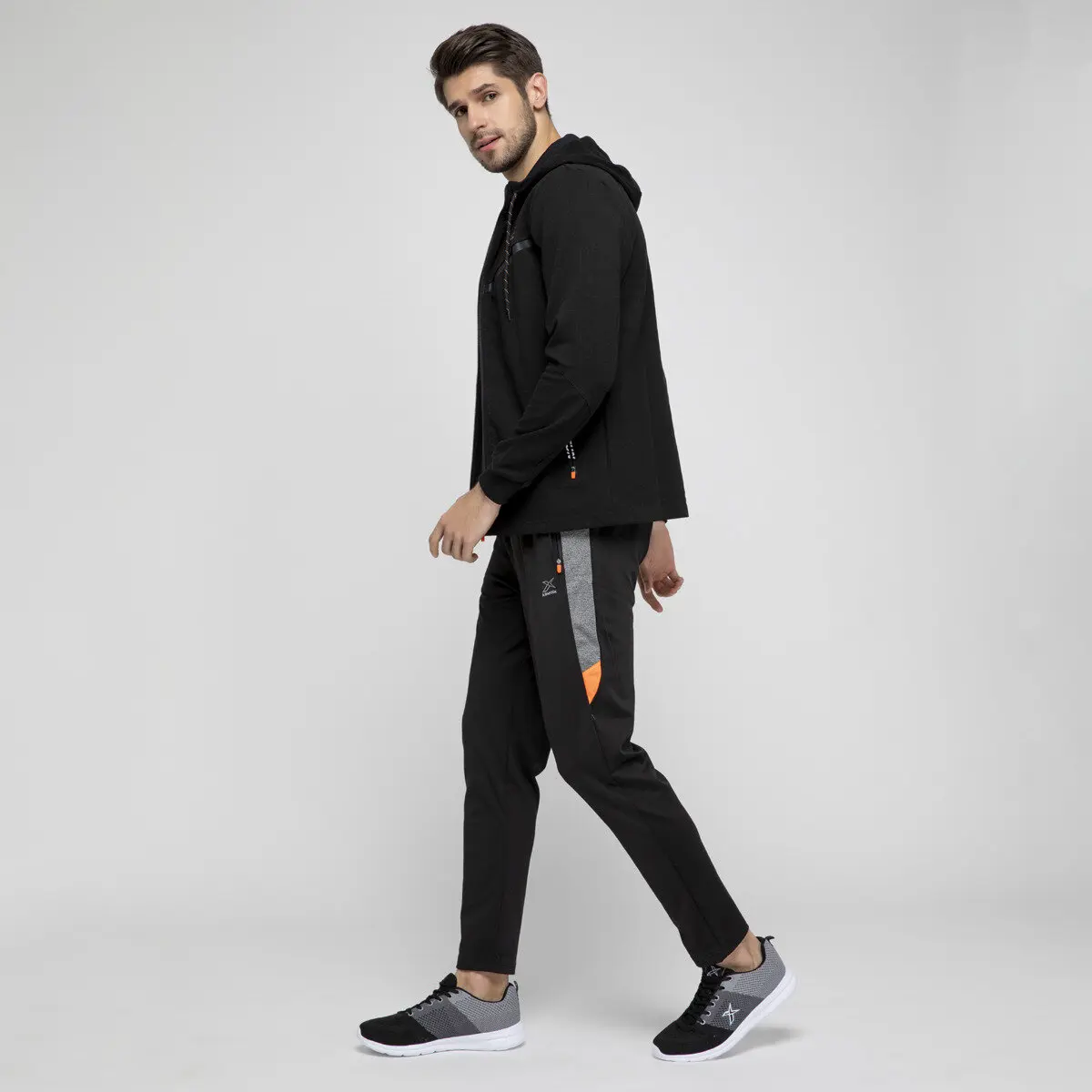 FLO CALDER 5 PANT черный мужской спортивный костюм KINETIX