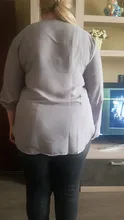 S-5XL blusas camisa blanco Rojo Negro Azul mujeres Sexy ver a través de V de camisas de Cuello medio Casual Tops blusa de talla grande