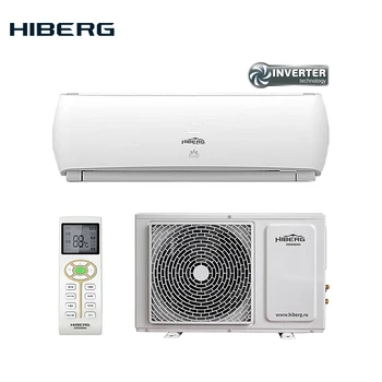 

HIBERG AC-09 LUX INVERTER split system manufacturer CHIGO 400 cbm 3D airflow A class Phantom LED display