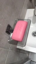 1PC jabón de baño ducha plato de caja bandeja de placa de almacenamiento funda, soporte montado en la pared jabón titular de contenedor de los organizadores