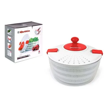 

Salad Centrifuge Quttin White Red (3 L) (ø 24 cm)