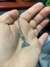 Collar de cola de ballena para mujer, nuevo diseño de animales, colgante náutico de cola de sirena, regalo de joyería