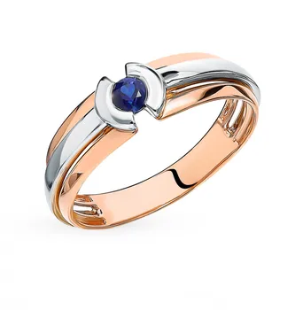 

Gold ring with sapphires sunlight sample 585