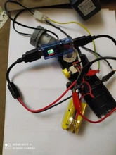 Probador USB U96, voltímetro Digital de CC, amperímetro, cargador tipo batería externa, indicador, medidor de corriente de voltaje, detector + carga + cocodrilo