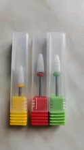 Lima eléctrica para uñas, fresa de maíz para diseño de uñas, limpieza de uñas de Gel, accesorios de herramientas de taladro de cerámica