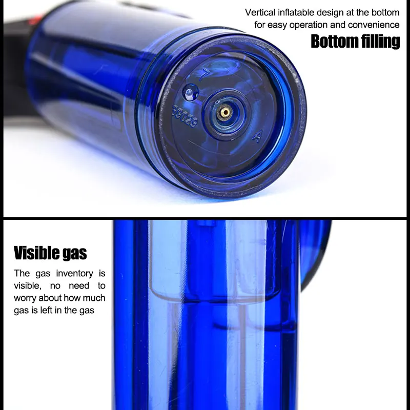 BBQ Kitchen Welding Torch Lighter Butane Jet Gas Lighter Turbo Portable Spray Gun 1300 C Windproof Cigar Pipe Lighter Outdoor